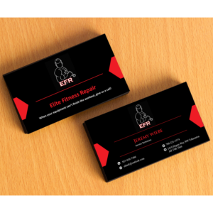 Business Card Design by Zeeshan Aslam for Elite Fitness Repair | Design: #13302503