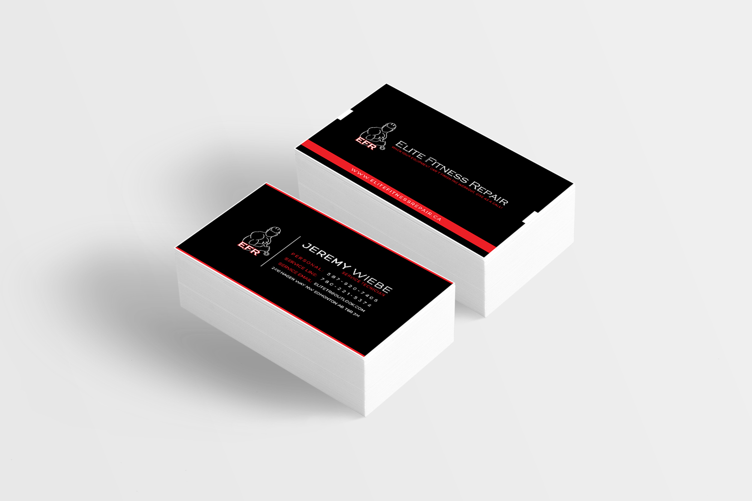 Business Card Design by DezinerGuys for Elite Fitness Repair | Design #13330777