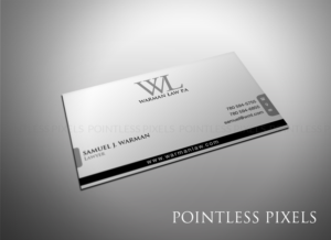 Business Card Design by Pointless Pixels India for Warman Law, P.A. | Design: #13301393