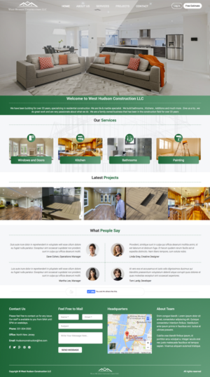 Diseño Web por cCopilot para West Hudson Construction LLC | Diseño: #13350568