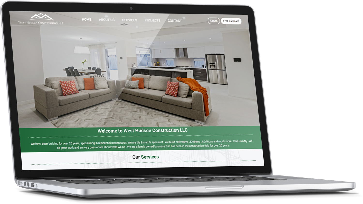 Web Design par cCopilot pour West Hudson Construction LLC | Design #13350569