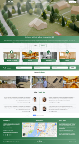 Diseño Web por cCopilot para West Hudson Construction LLC | Diseño: #13350572