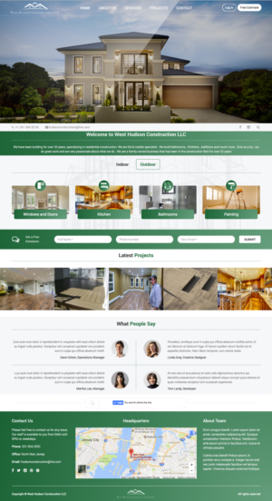 Diseño Web por cCopilot para West Hudson Construction LLC | Diseño: #13350577