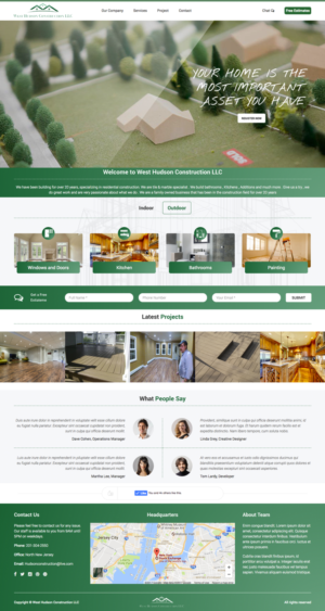 Diseño Web por cCopilot para West Hudson Construction LLC | Diseño: #13359669