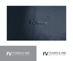 Logo Design by Anekaa for Fourth & Vine Digital Marketing | Design: #13292815