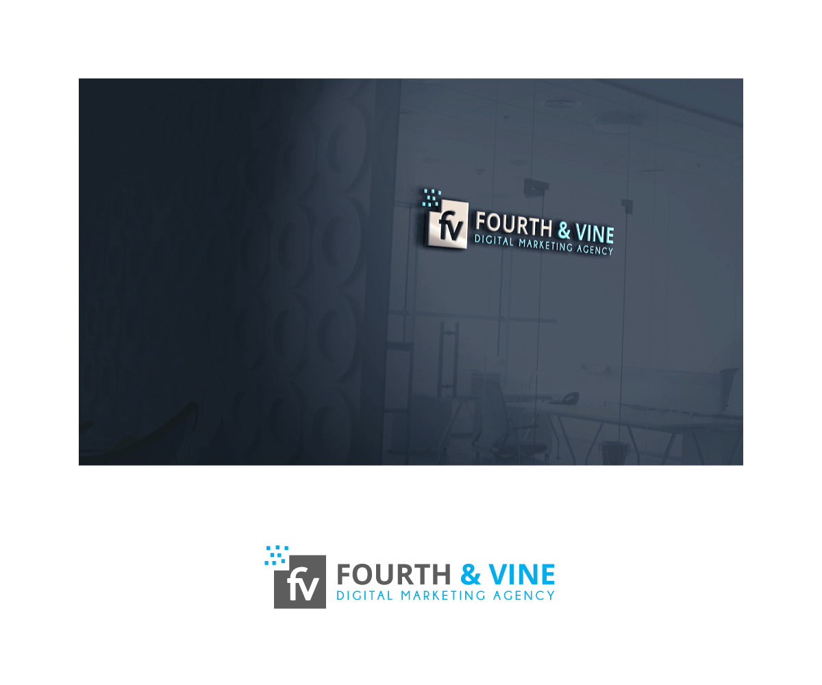 Logo Design by Anekaa for Fourth & Vine Digital Marketing | Design: #13310966
