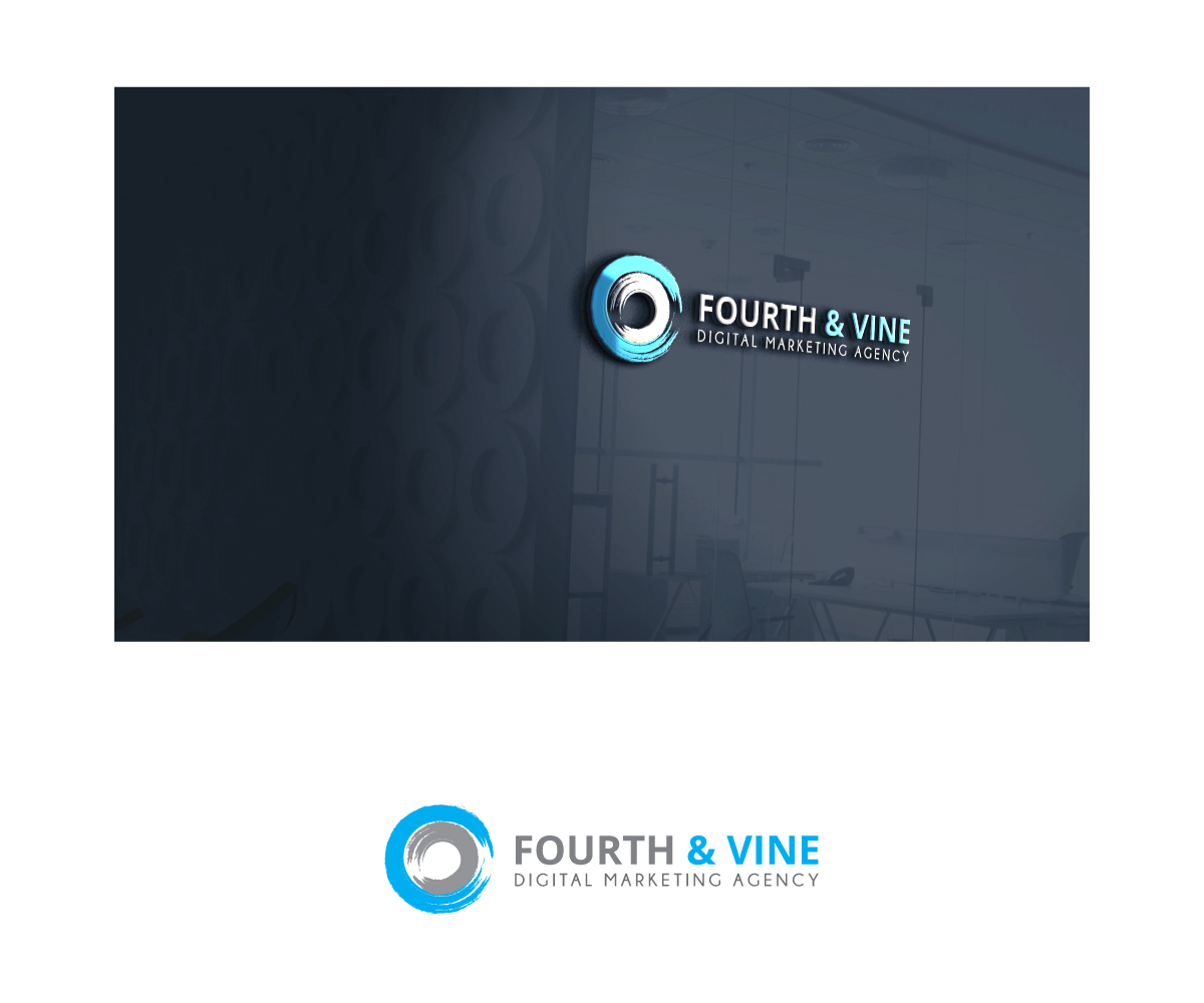 Logo Design by Anekaa for Fourth & Vine Digital Marketing | Design #13310972