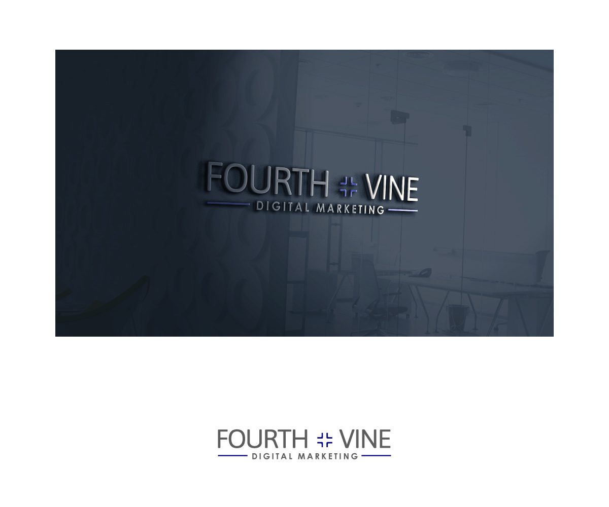 Logo Design by Anekaa for Fourth & Vine Digital Marketing | Design #13321006
