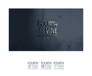 Logo Design by Anekaa for Fourth & Vine Digital Marketing | Design: #13321008