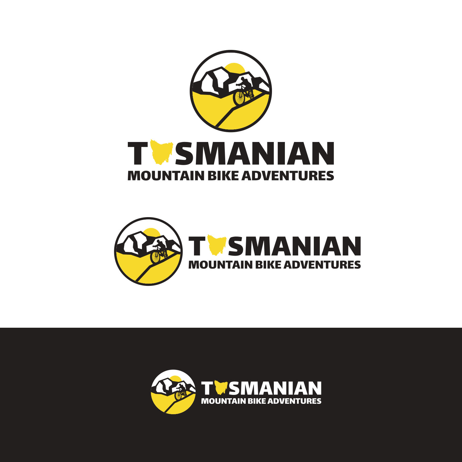 Logo-Design von Grapismo Brand Studio für Tasmanian Mountain Bike Adventures | Design #13341296