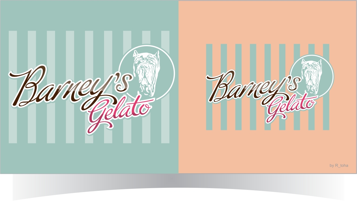 Logo Design by r-toha for Barney's Gelato | Design #13347291