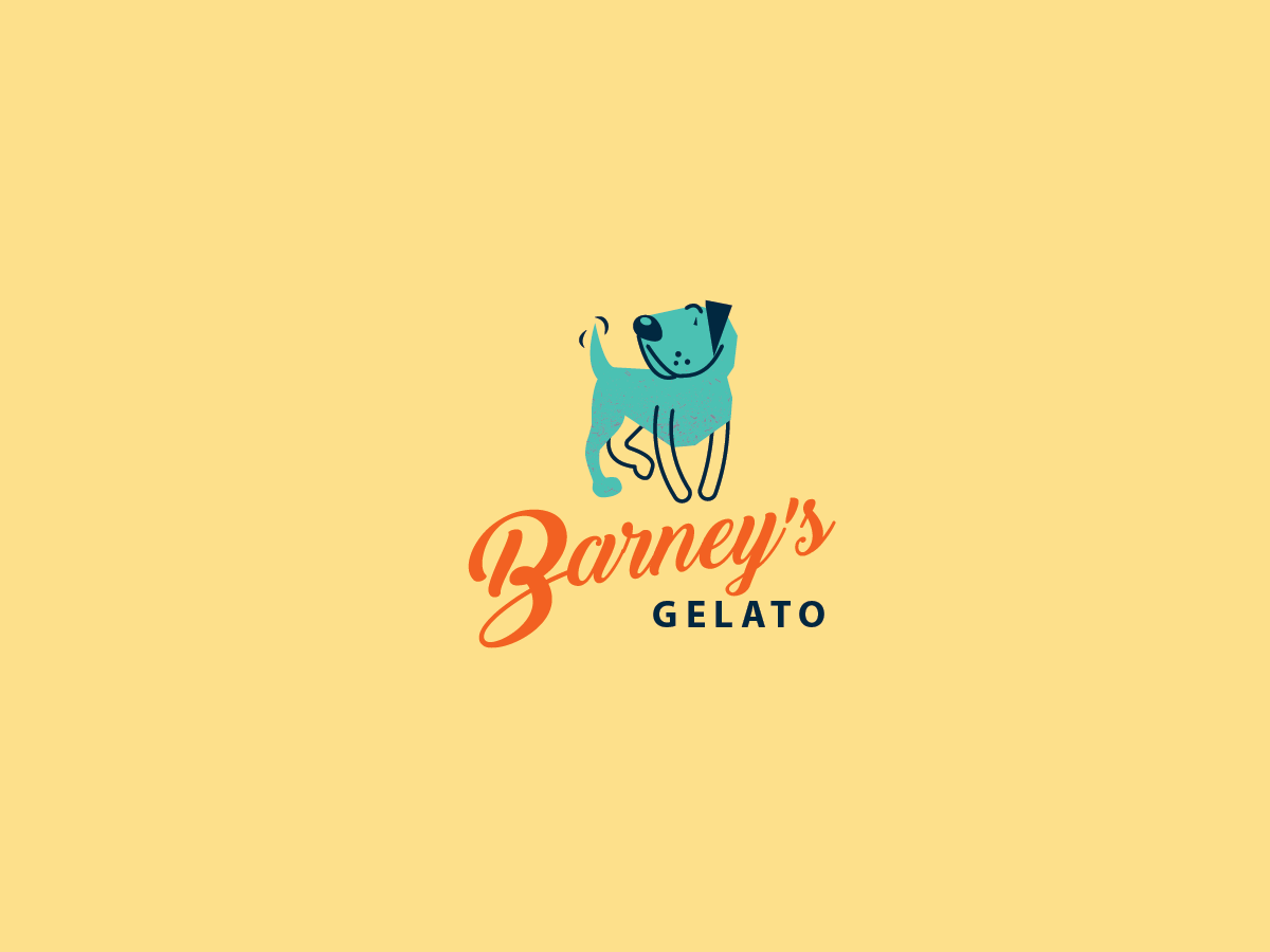Logo Design by Mandy Illustrator for Barney's Gelato | Design #13335467
