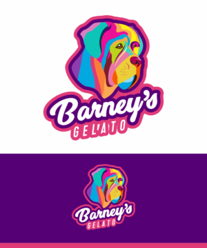Logo Design by Gigih Rudya for Barney's Gelato | Design #13341942