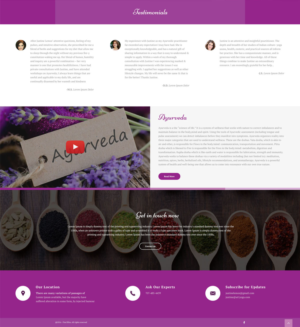 Wordpress Design by chris.cameron for at One yOga | Design: #13404146