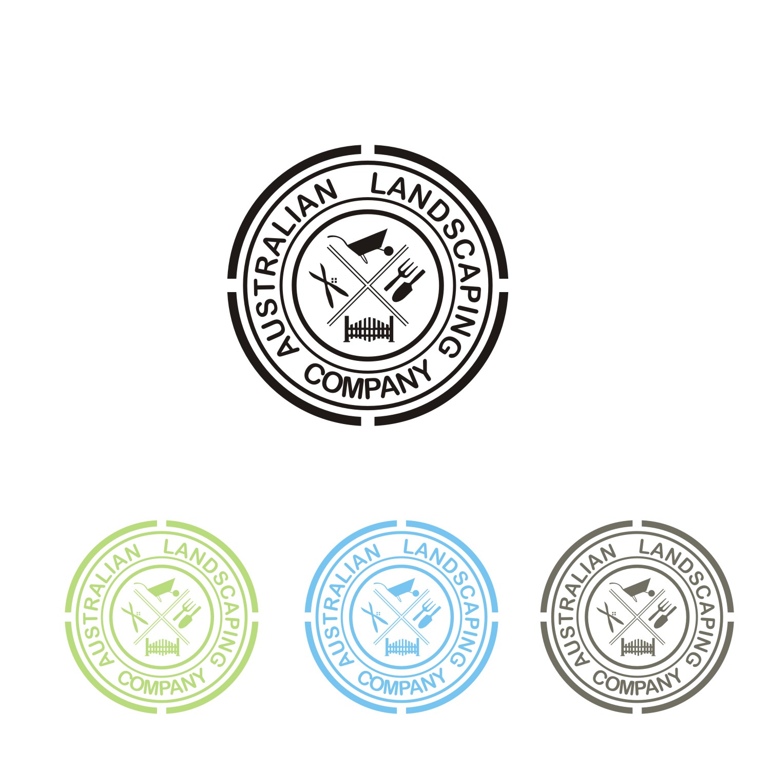 Logo Design by Czhany for Australian Landscaping Company  | Design #13297383