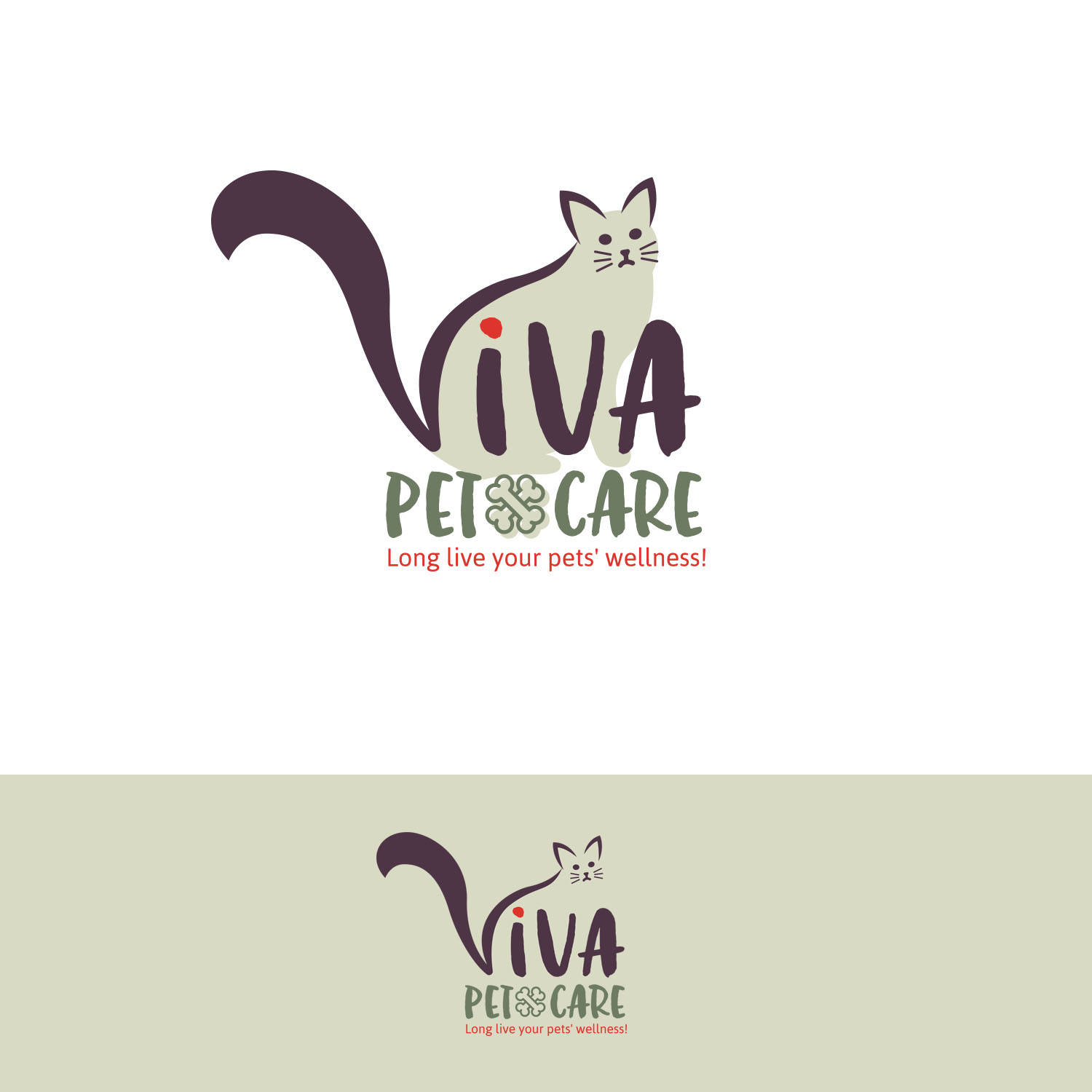 Diseño de Logo por Grapismo Brand Studio para Viva Pet Care | Diseño #13340963
