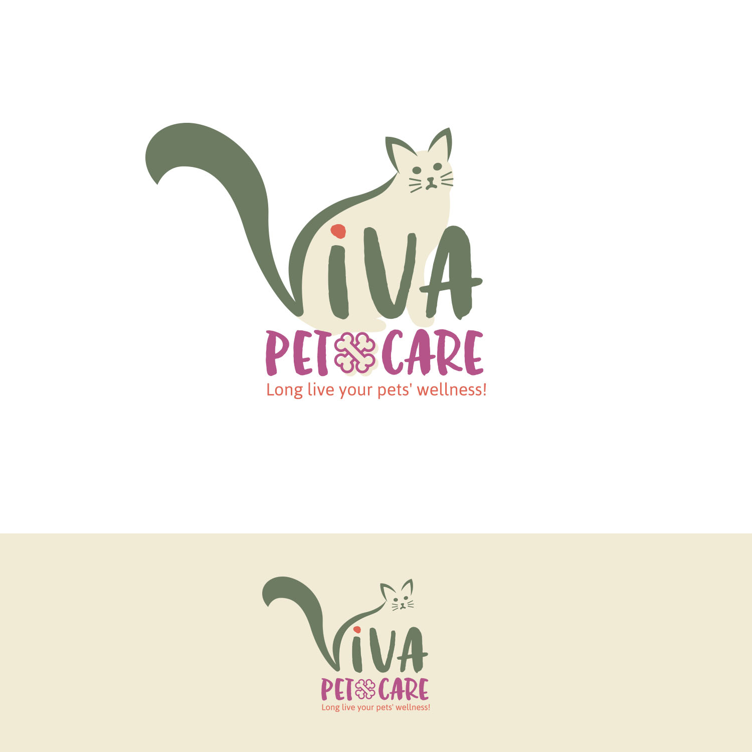 Diseño de Logo por Grapismo Brand Studio para Viva Pet Care | Diseño #13340971