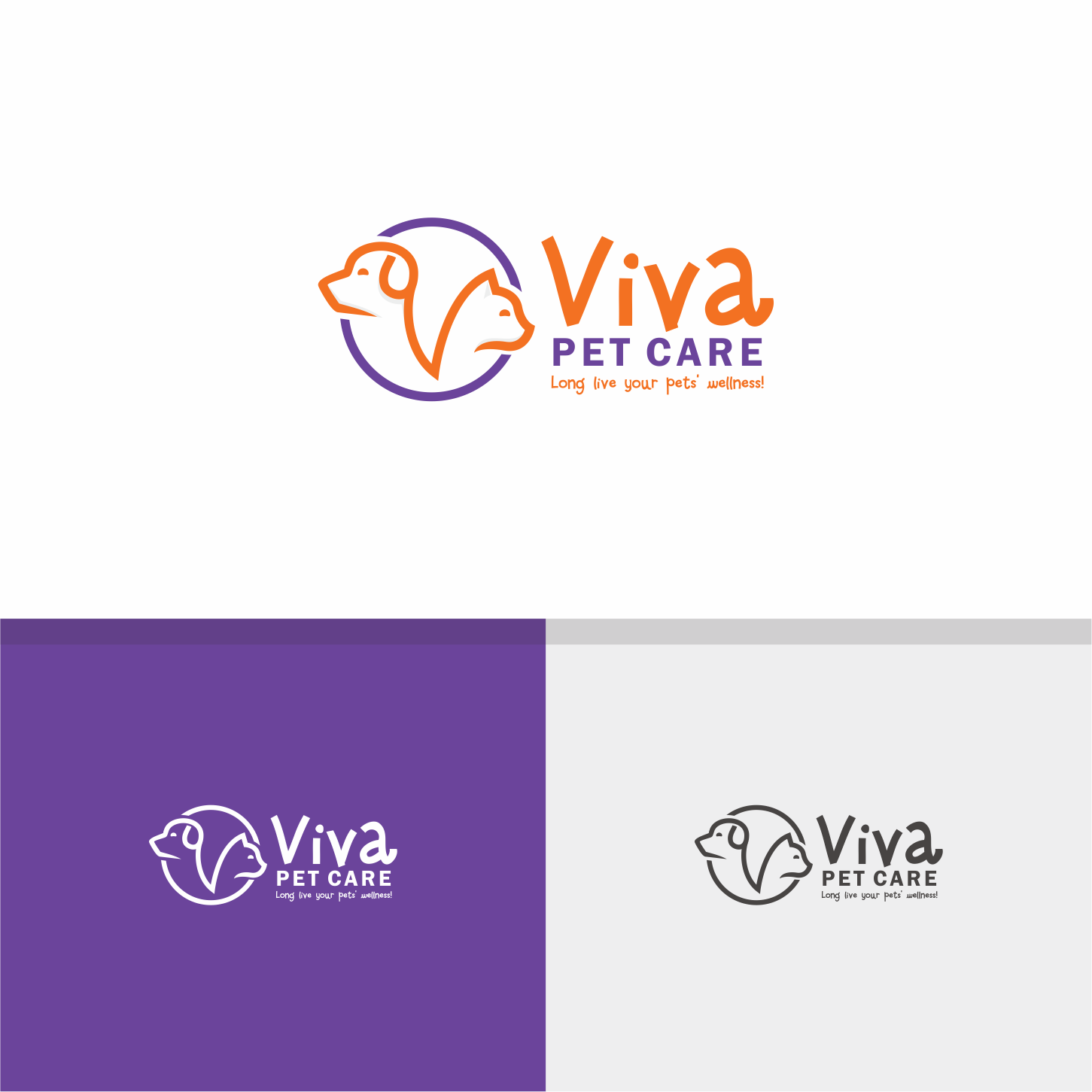 Modern, Bold, Veterinary Logo Design for Viva Pet Care by