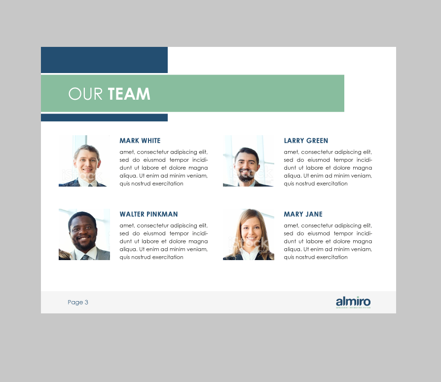 Diseño de PowerPoint por uniquedesign10 para S&P Solutions GmbH | Diseño #13478890
