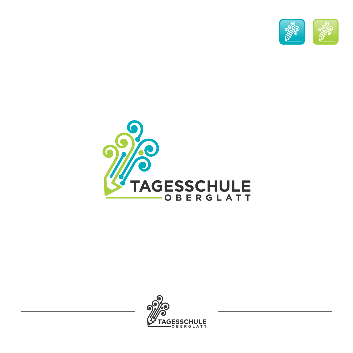 Logo Design by r.i.o.t for Tagesschule Oberglatt | Design #13461142