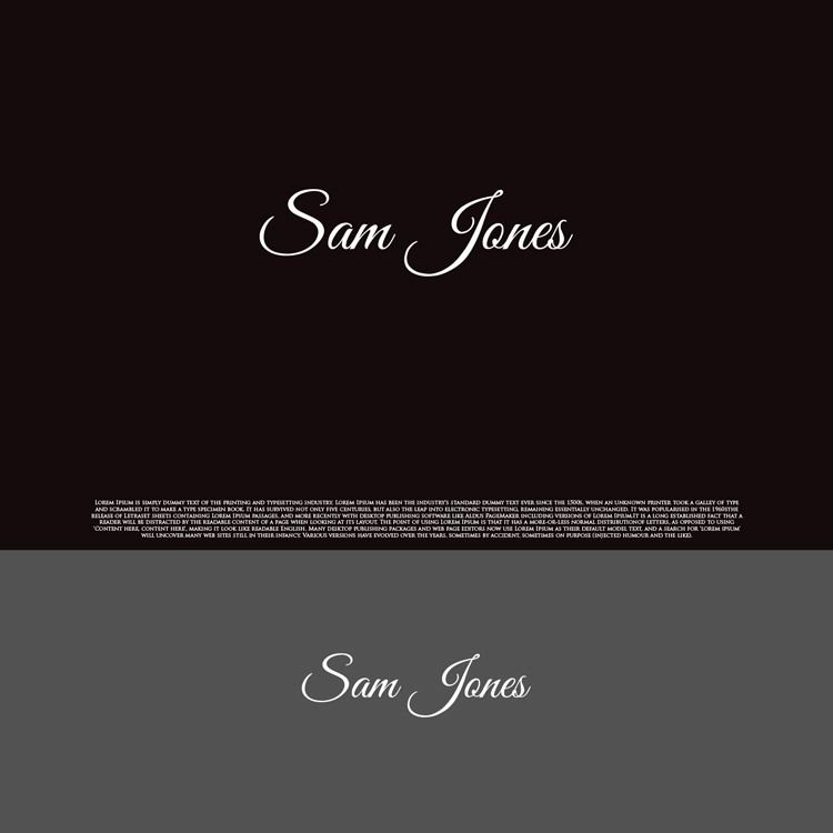 Logo Design by DesignDUO for Sam Jones | Design #14065412