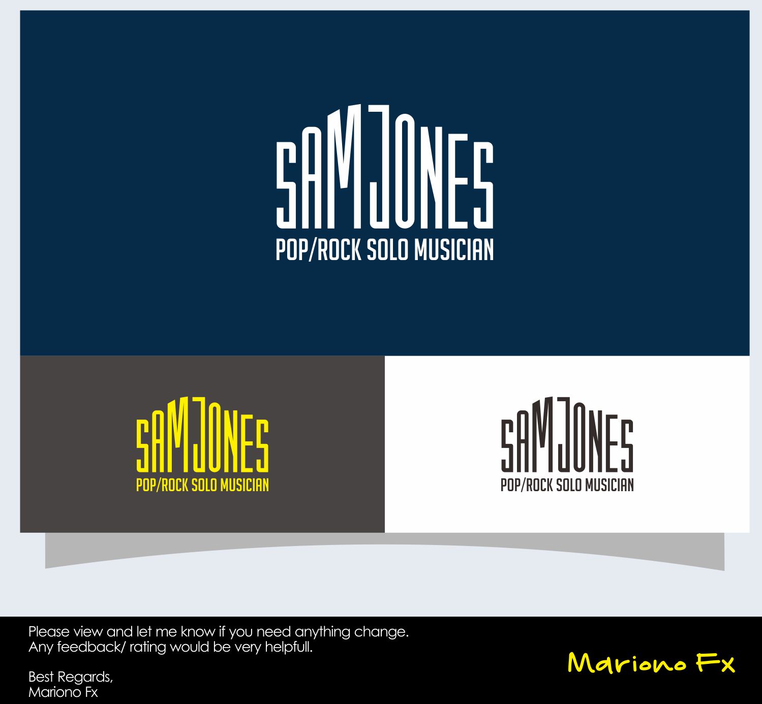 Logo Design by Mariono Fx for Sam Jones | Design #13955720