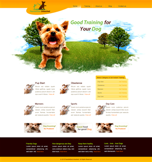 Wordpress Design by Lucky Striker for this project | Design: #2601451