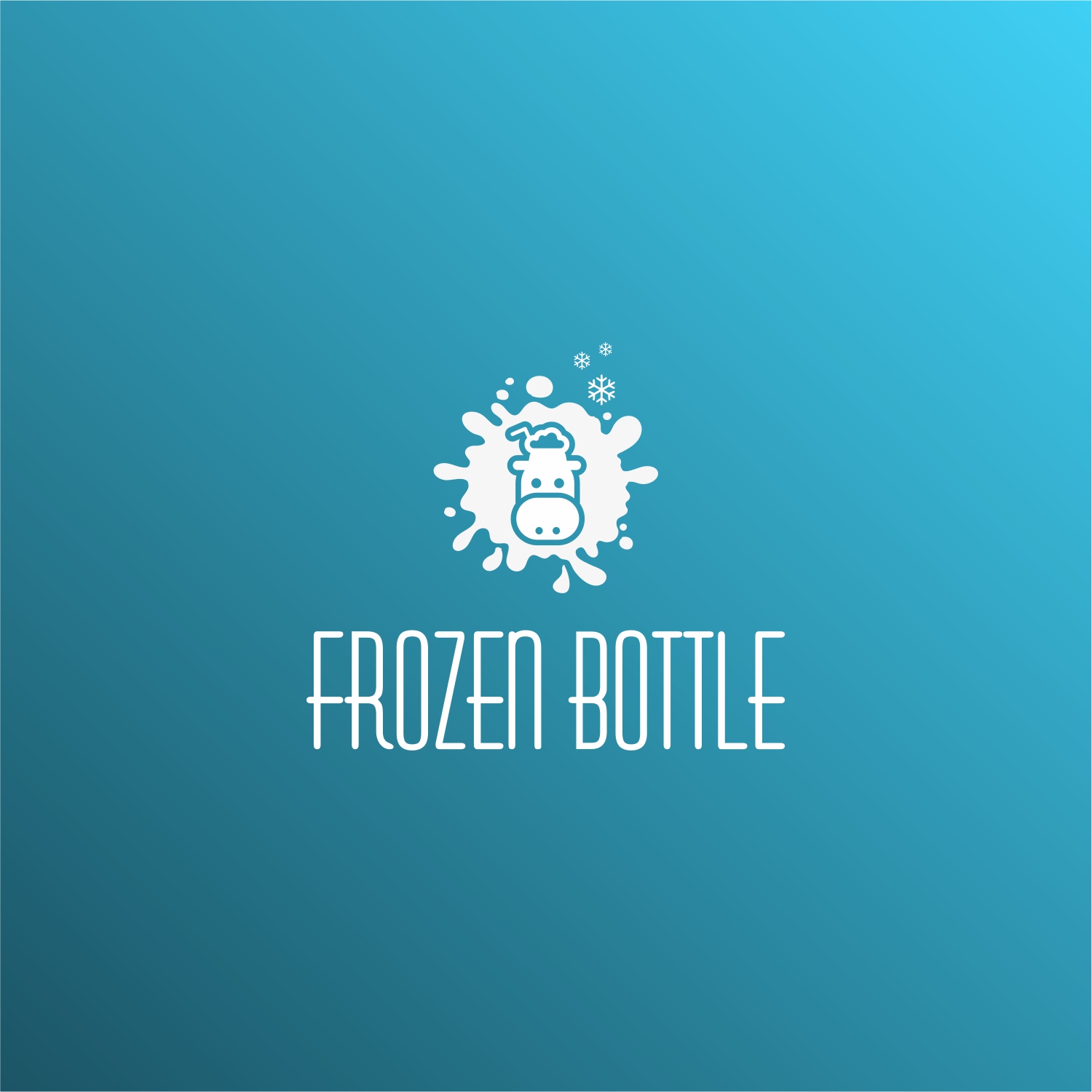 Logo Design by CreativeRabbit for Frozen bottle | Design #13314876