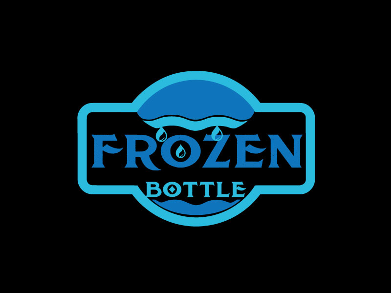 Logo Design by alltimedesign for Frozen bottle | Design #13326039