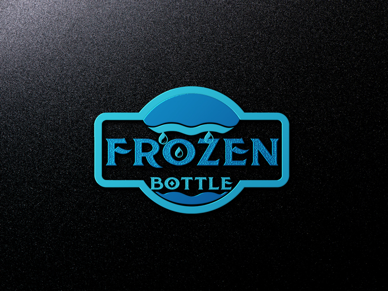 Logo Design by alltimedesign for Frozen bottle | Design #13326073
