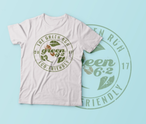 Green 6.2 Run Participation Shirt & Medal Design