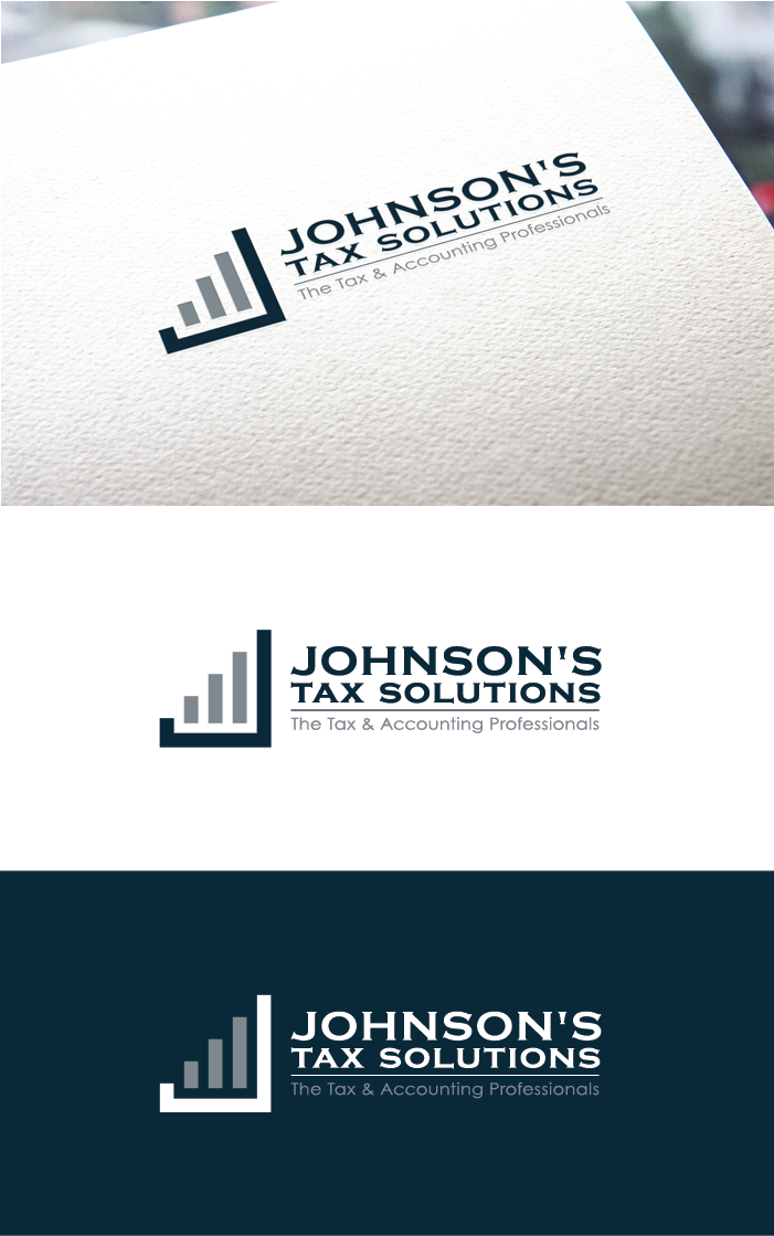 Logo Design by ds | designstructure for Johnson's Tax Solutions, Inc | Design #13305122