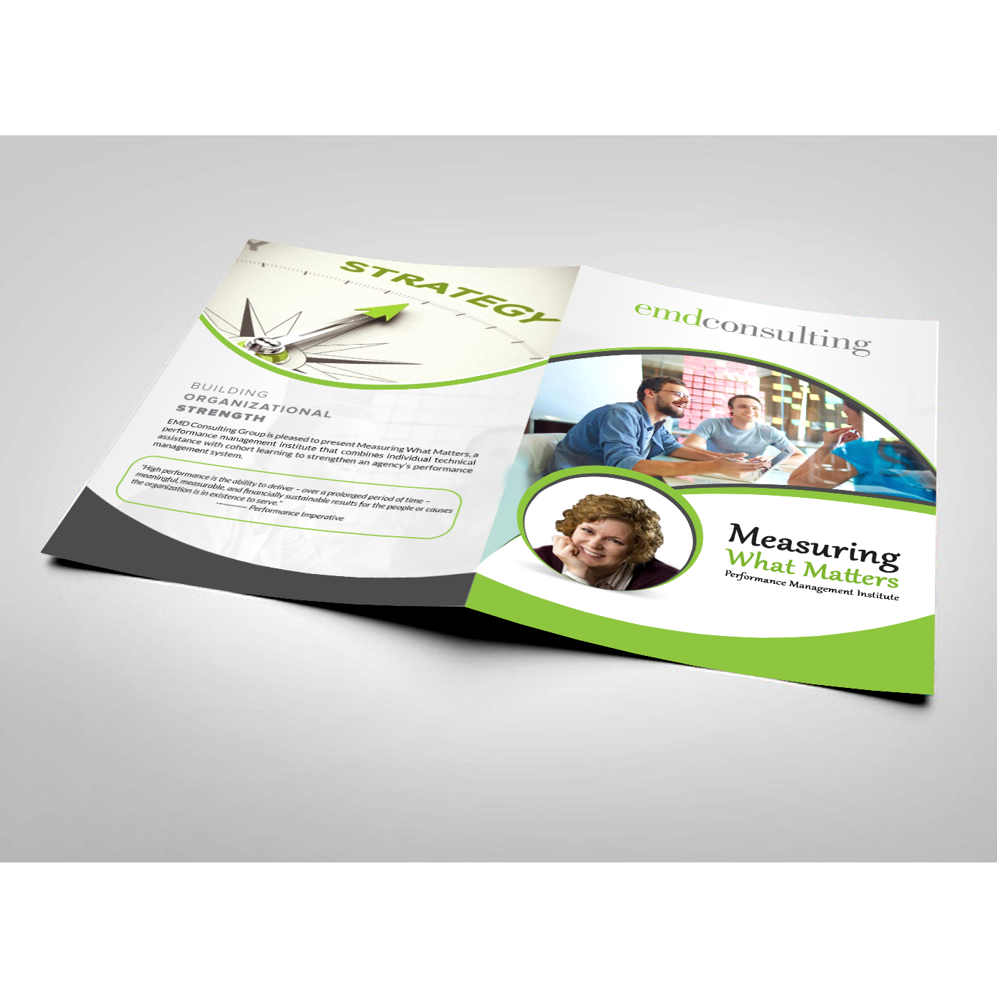 Diseño de Brochure por debdesign para EMD Consulting Group | Diseño #13311278