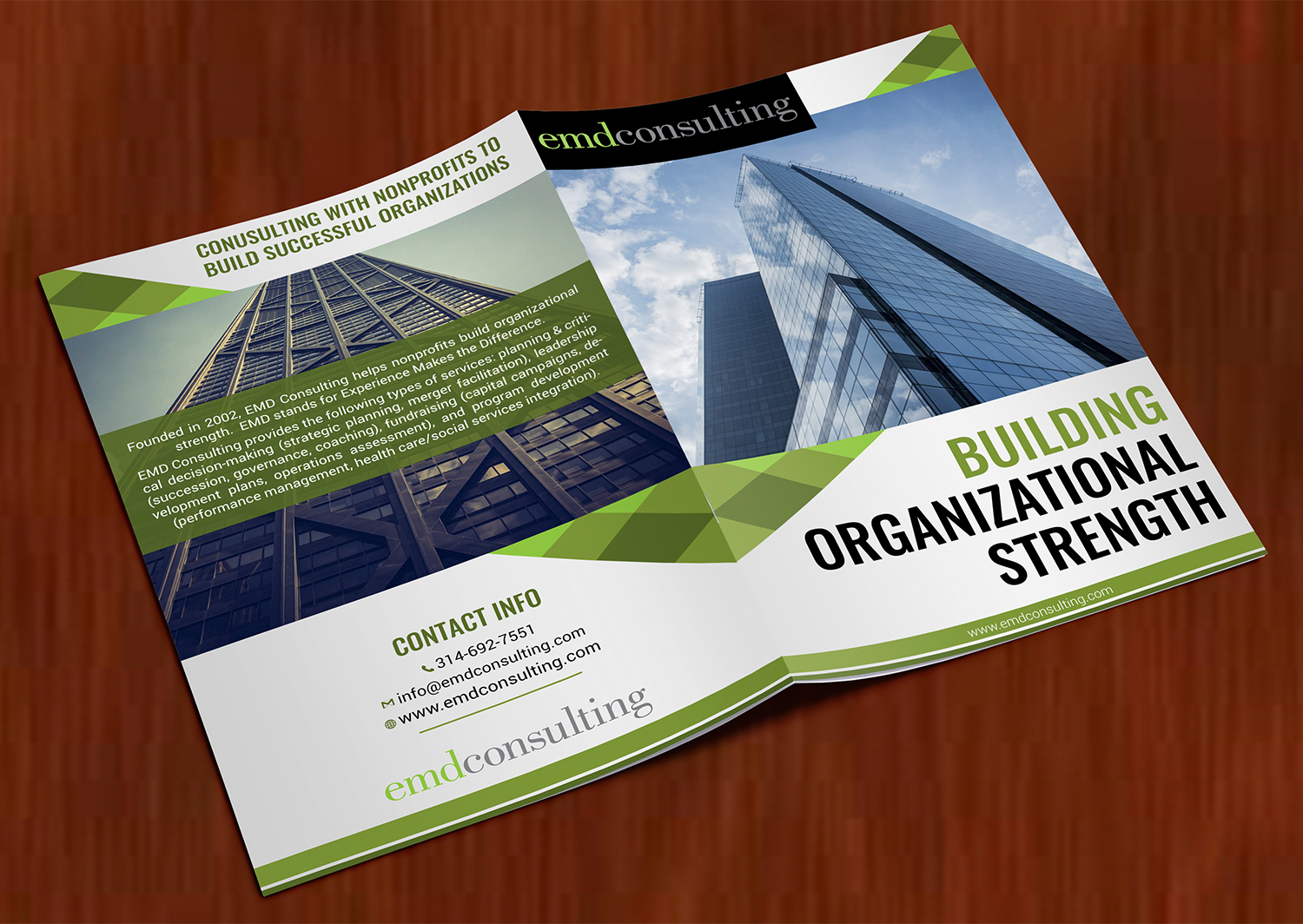 Brochure Design by SAI DESIGNS for EMD Consulting Group | Design #13334683