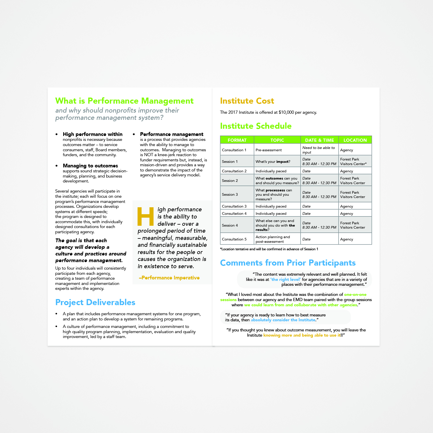 Brochure Design by Isabella Short for EMD Consulting Group | Design #13309550