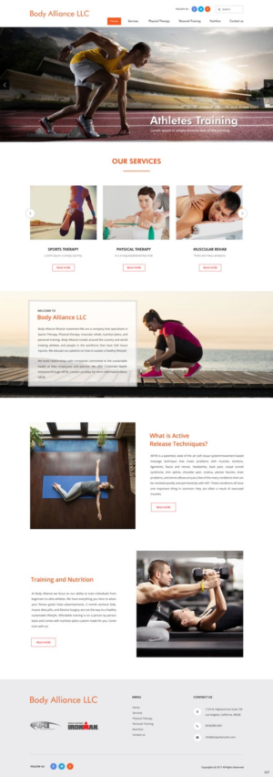 Web Design by pb for Body Alliance LLC | Design: #13425826