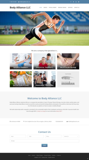 Web Design by pb for Body Alliance LLC | Design: #13425827