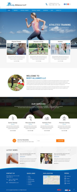 Web Design by pb for Body Alliance LLC | Design: #13437685