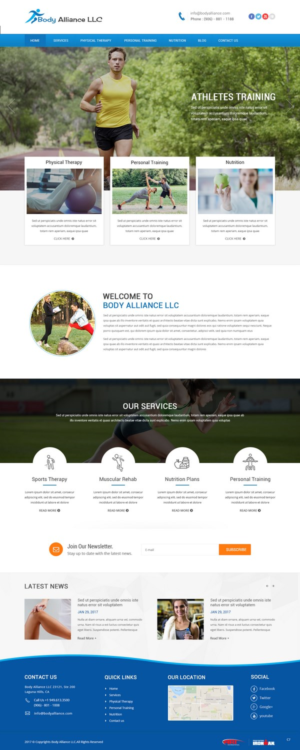 Web Design by pb for Body Alliance LLC | Design: #13437686