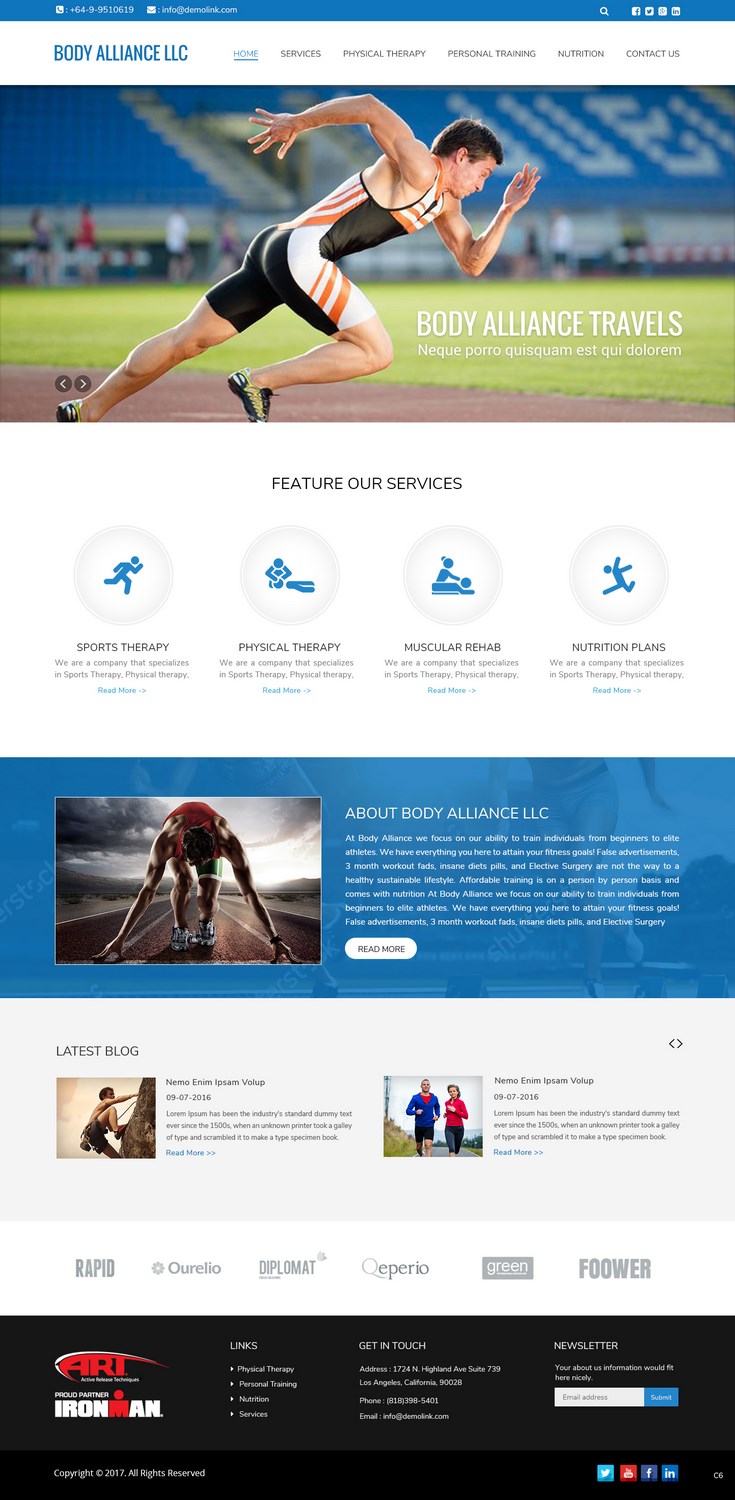 Web-Design von pb für Body Alliance LLC | Design #13437687