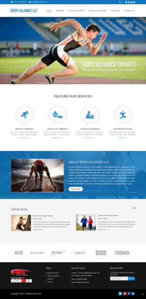 Web Design by pb for Body Alliance LLC | Design: #13437687