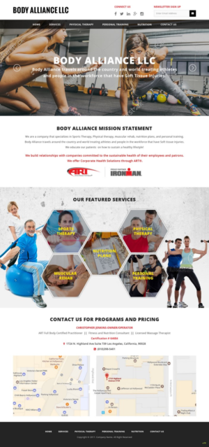 Web Design by pb for Body Alliance LLC | Design: #13440315