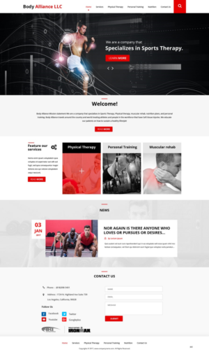 Web Design by pb for Body Alliance LLC | Design: #13440316