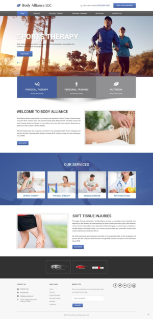 Web Design by pb for Body Alliance LLC | Design: #13458764
