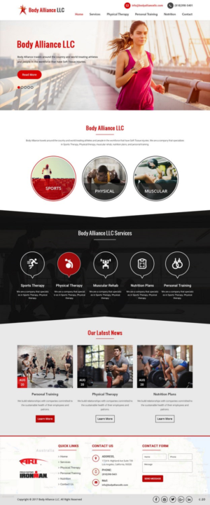 Web Design by pb for Body Alliance LLC | Design: #13458765