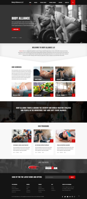 Web Design by pb for Body Alliance LLC | Design: #13458768