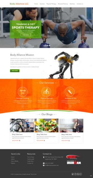 Web Design by pb for Body Alliance LLC | Design: #13458770
