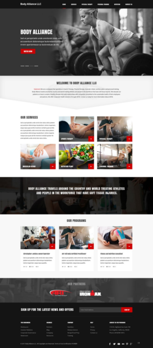Web Design by pb for Body Alliance LLC | Design: #13599071
