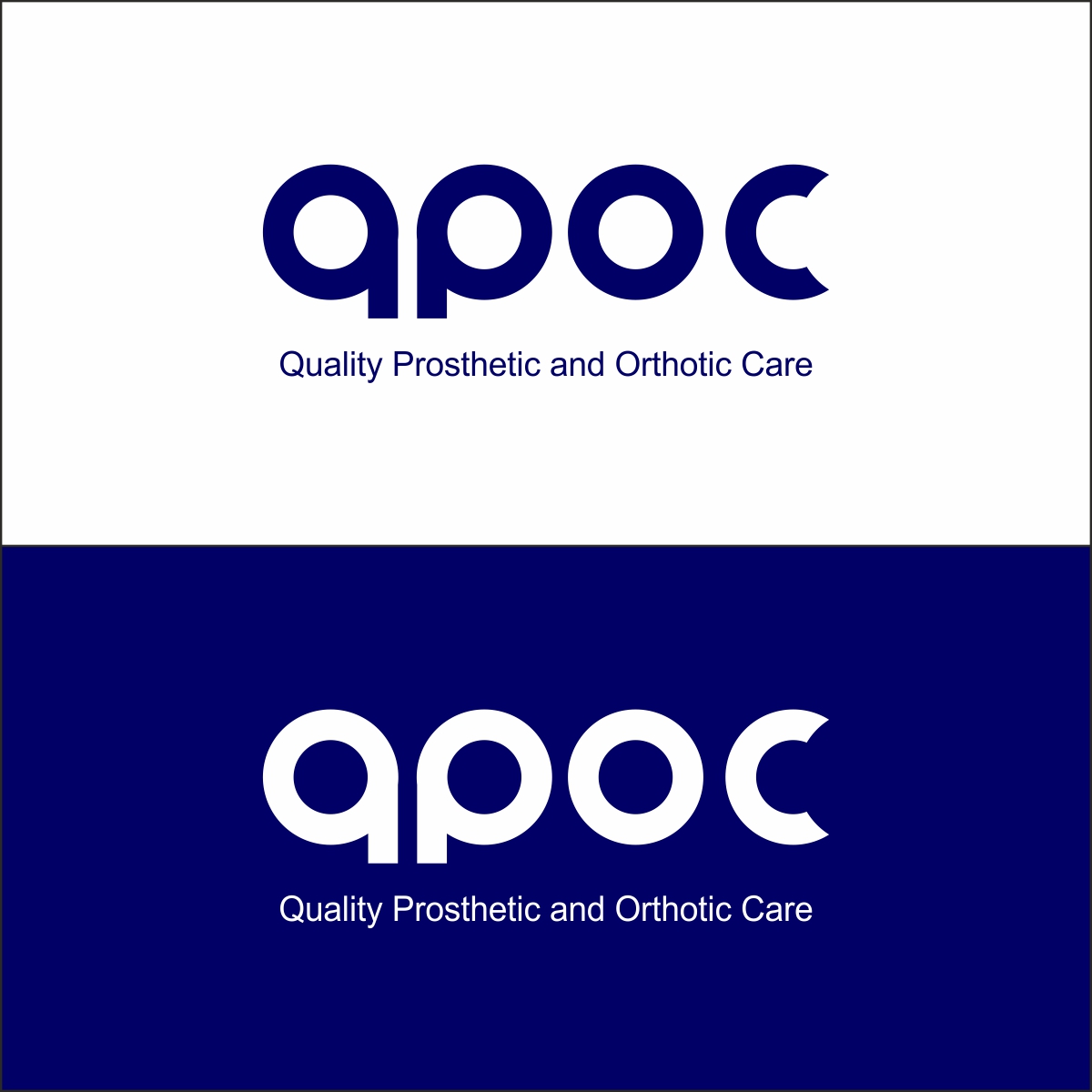 Logo Design by Dhruv Design Studio for Quality prosthetic & orthotic care | Design #14601050