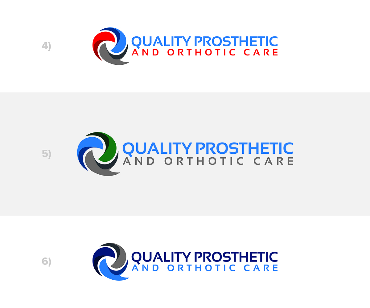 Logo Design by eMARK for Quality prosthetic & orthotic care | Design #13570743